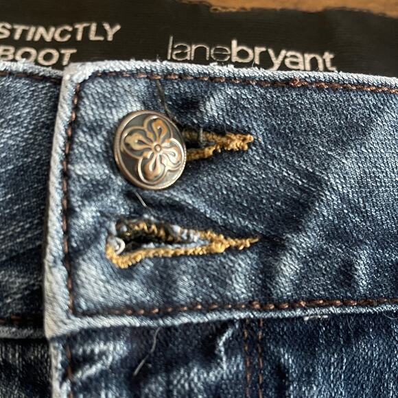 Lane Bryant Jeans Womens Sz 26 Denim Average Distintly Boot STRETCH A53 - Picture 5 of 10